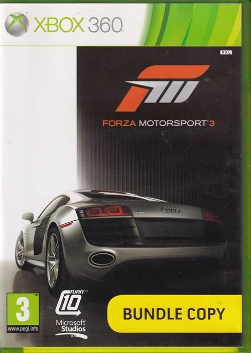 Forza Motorsport 3 - Bundle Copy - XBOX 360 (B Grade) (Genbrug)